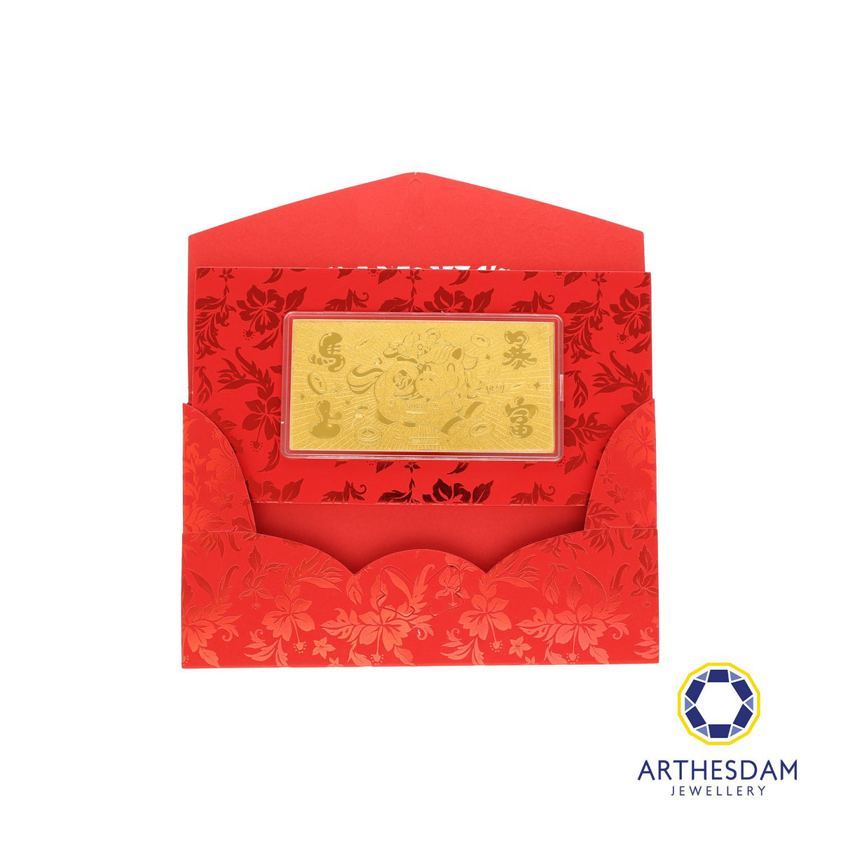 Arthesdam Jewellery 999 Gold Prosperity Gold Bar (1G)