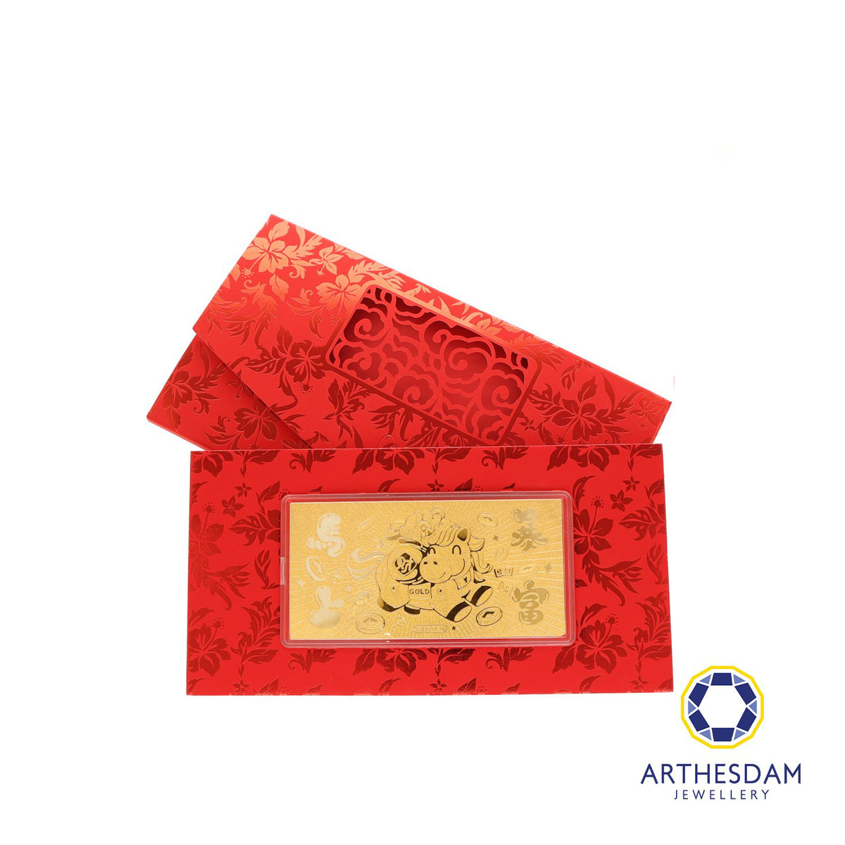 Arthesdam Jewellery 999 Gold Prosperity Gold Bar (1G)