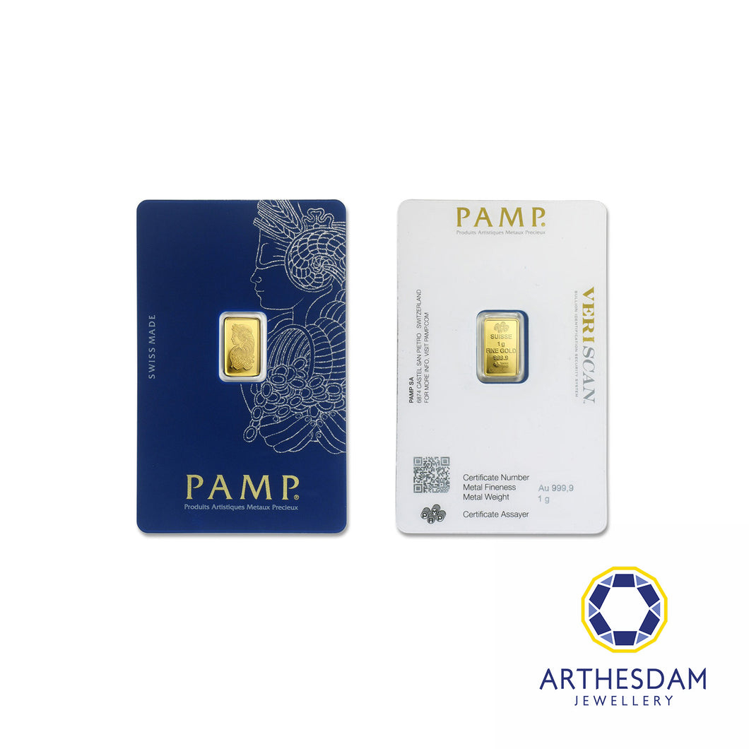 Arthesdam Jewellery 999 Gold Precious Pure Gold Bar