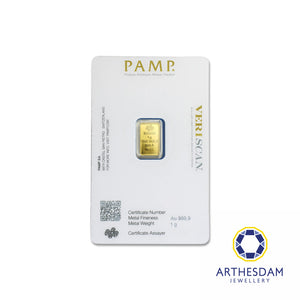 Arthesdam Jewellery 999 Gold Precious Pure Gold Bar