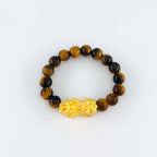 Arthesdam Jewellery 999 Gold Prosperity Pixiu Tiger Eye Ring