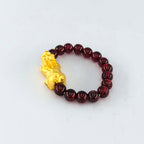 Arthesdam Jewellery 999 Gold Prosperity Pixiu Garnet Ring