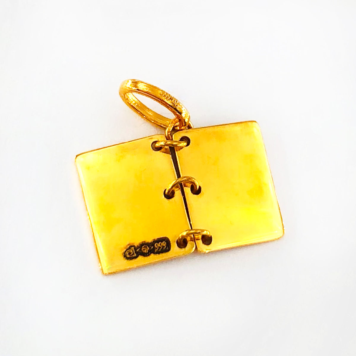 Arthesdam Jewellery 999 Gold Book Pendant/Charm