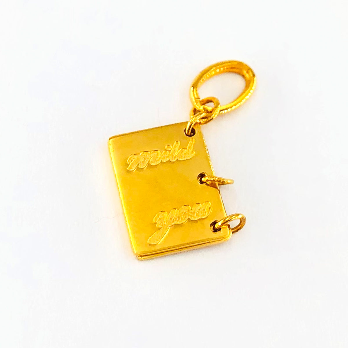 Arthesdam Jewellery 999 Gold Book Pendant/Charm