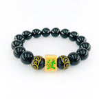 Arthesdam Jewellery 999 Gold Mahjong Huat Beaded Bracelet