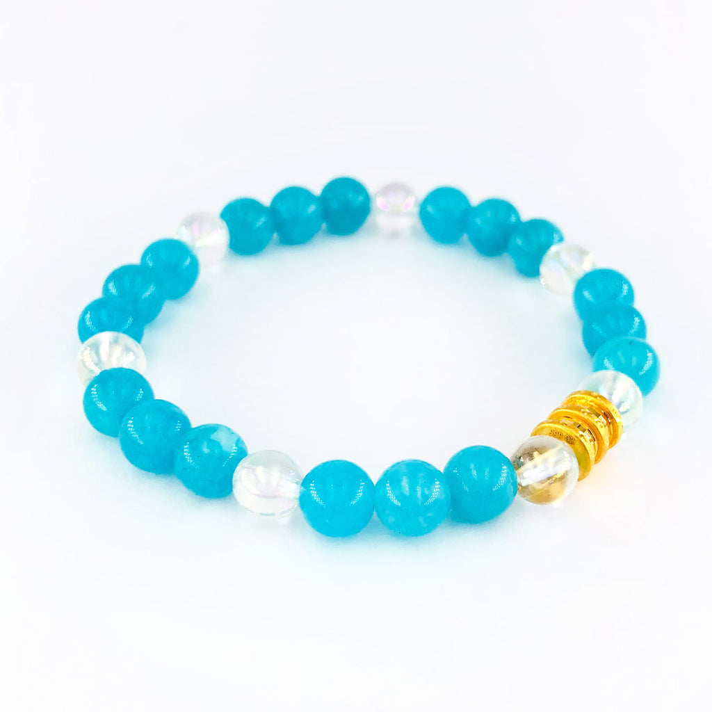 Arthesdam Jewellery 999 Gold Tube Beaded Bracelet