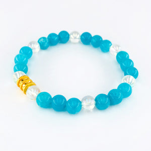 Arthesdam Jewellery 999 Gold Tube Beaded Bracelet