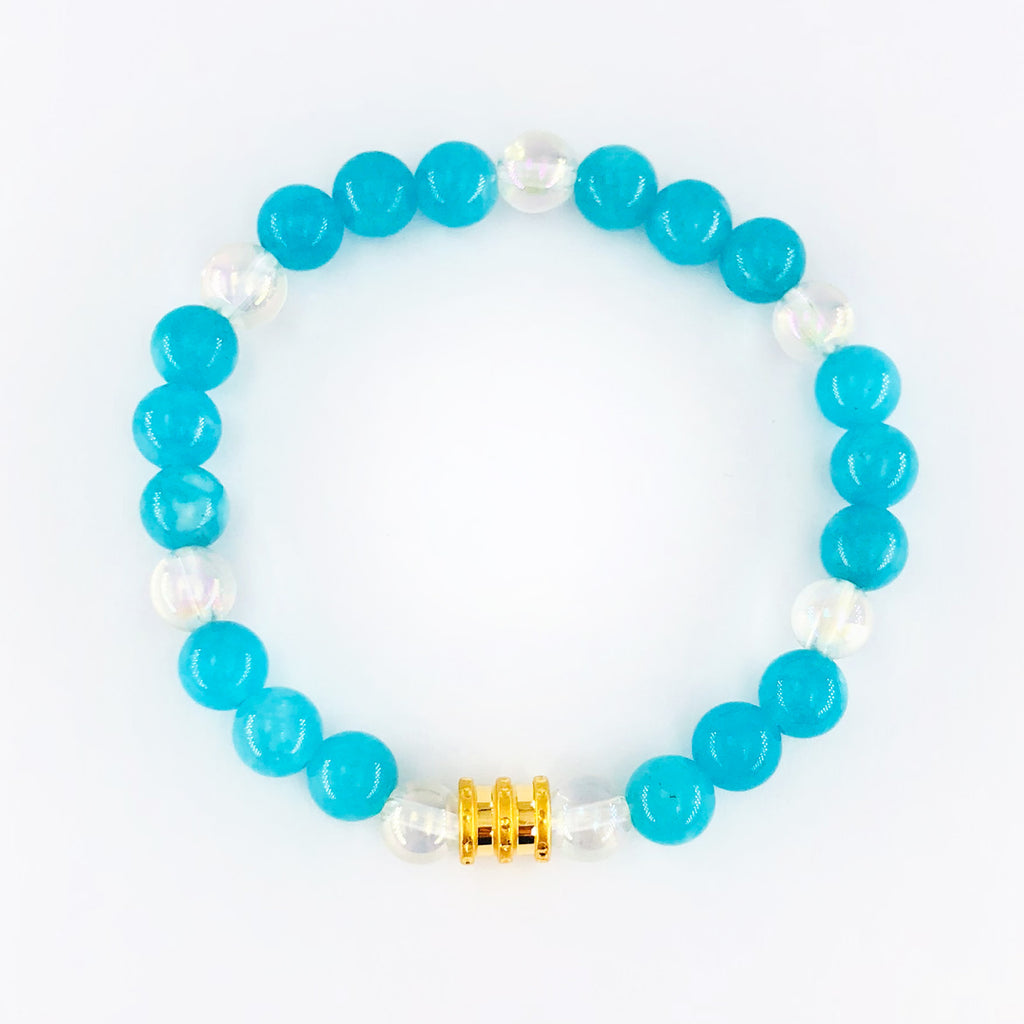 Arthesdam Jewellery 999 Gold Tube Beaded Bracelet