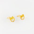 Arthesdam Jewellery 999 Gold Fortune Cat Earrings