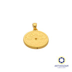 Arthesdam Jewellery 999 Gold 吉祥如意 Ji Xiang Ru Yi Pendant