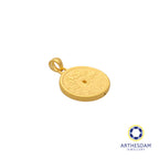 Arthesdam Jewellery 999 Gold 吉祥如意 Ji Xiang Ru Yi Pendant