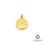 Arthesdam Jewellery 999 Gold 代代有钱 Dai Dai You Qian Pendant