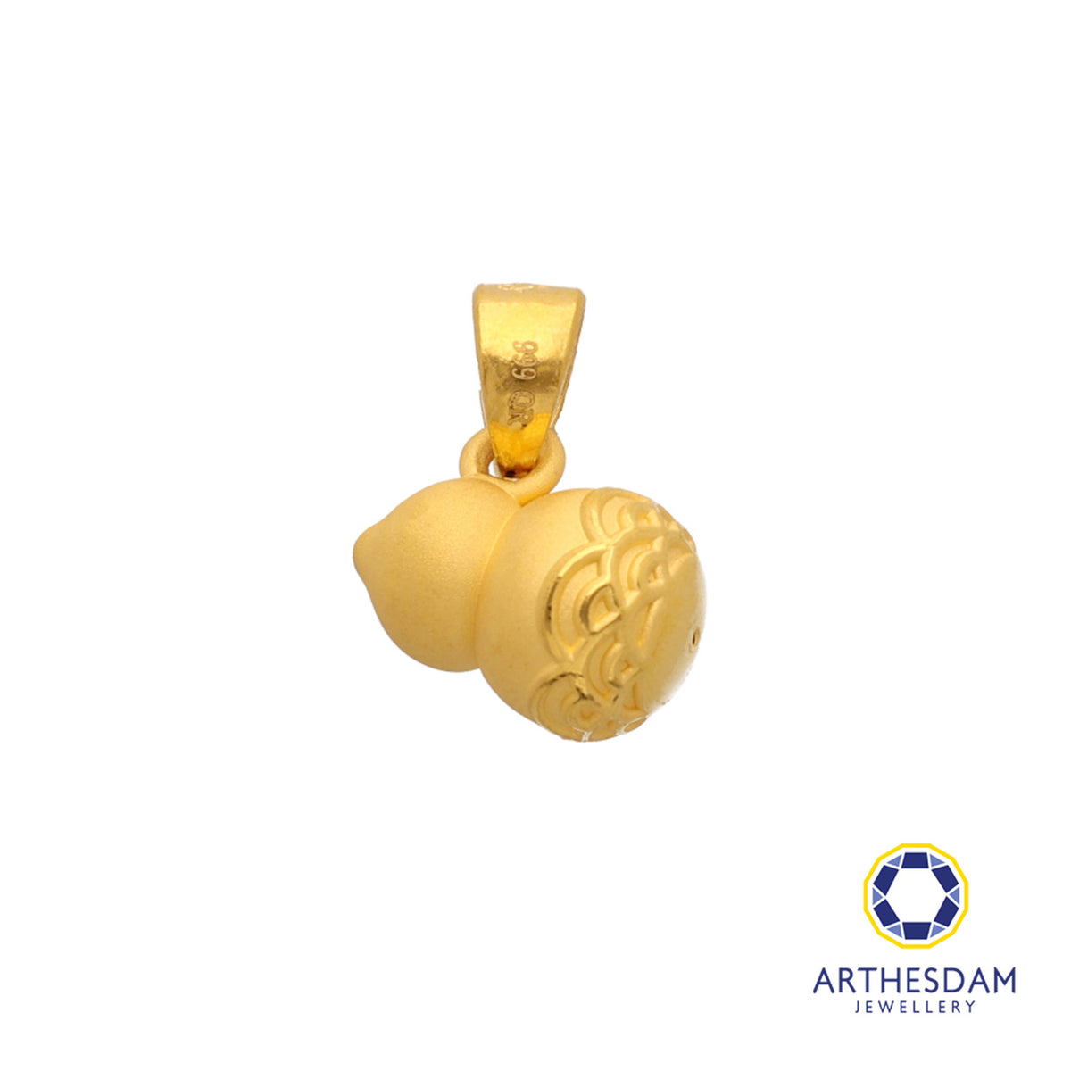 Arthesdam Jewellery 999 Gold Lucky Gourd Pendant
