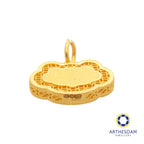 Arthesdam Jewellery 999 Gold 平安富贵 Ping An Fu Gui Lock Pendant