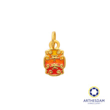 Load image into Gallery viewer, Arthesdam Jewellery 999 Gold 平安富 Ping An Fu Pendant
