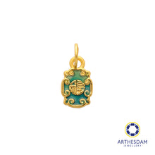 Load image into Gallery viewer, Arthesdam Jewellery 999 Gold 平安富 Ping An Fu Pendant

