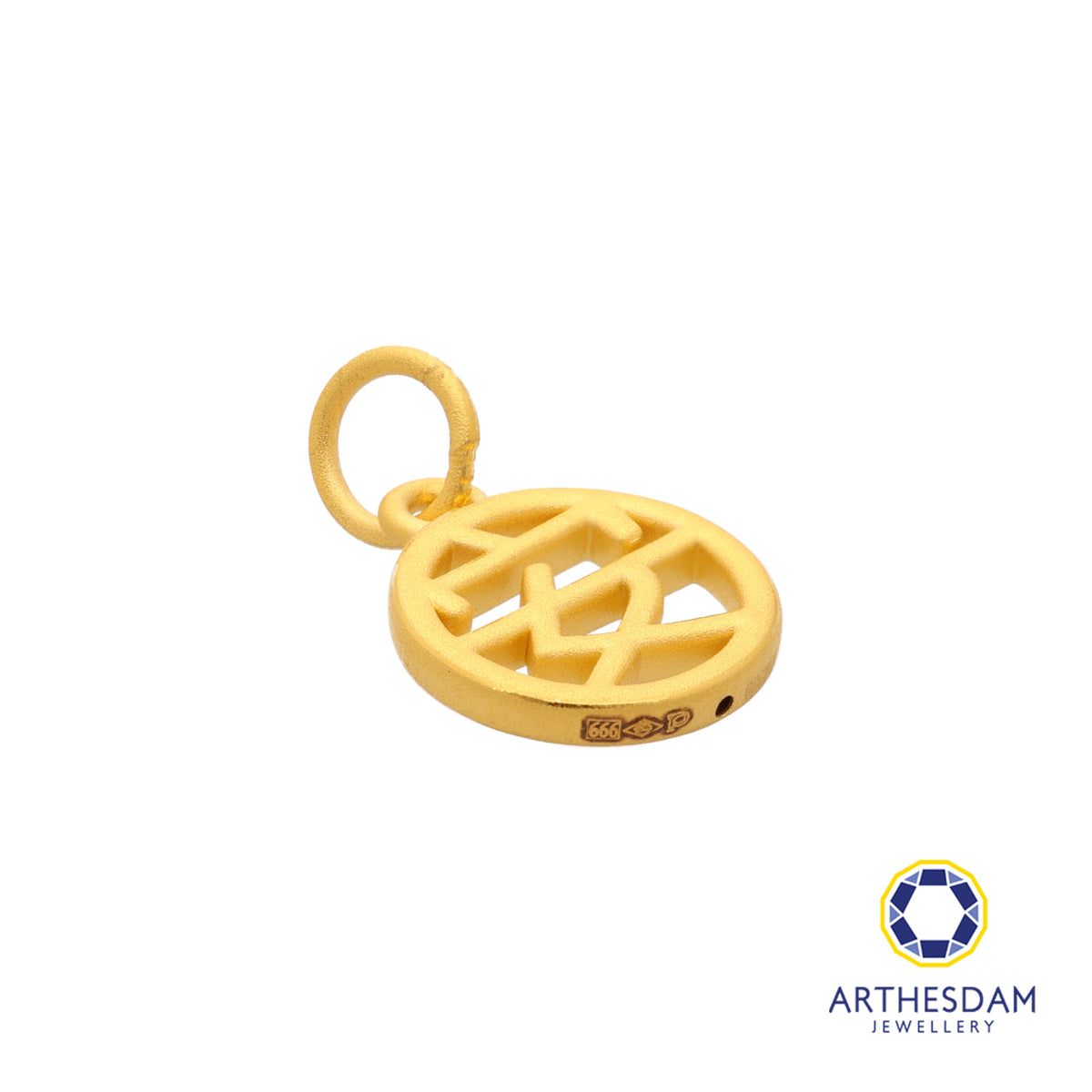 Arthesdam Jewellery 999 Gold 安 An Pendant