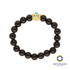 Arthesdam Jewellery 999 Gold Lucky Blue Lion Dance Beaded Bracelet