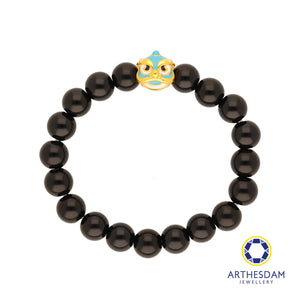 Arthesdam Jewellery 999 Gold Lucky Blue Lion Dance Beaded Bracelet
