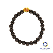 Load image into Gallery viewer, Arthesdam Jewellery 999 Gold 平安 Wealth Lock Beaded Bracelet
