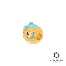 Load image into Gallery viewer, Arthesdam Jewellery 999 Gold Lucky Blue Lion Dance Charm
