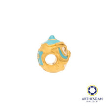 Load image into Gallery viewer, Arthesdam Jewellery 999 Gold Lucky Blue Lion Dance Charm
