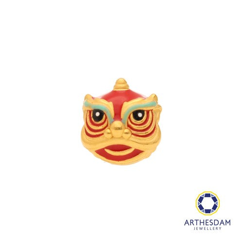 Arthesdam Jewellery 999 Gold Lucky Red Lion Dance Charm