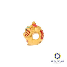 Load image into Gallery viewer, Arthesdam Jewellery 999 Gold Lucky Red Lion Dance Charm
