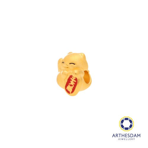 Arthesdam Jewellery 999 Gold Lucky Cat Charm