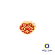 Arthesdam Jewellery 999 Gold 平安 Wealth Lock Charm