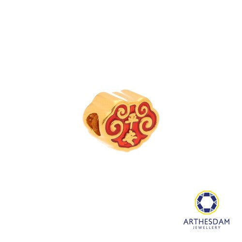 Arthesdam Jewellery 999 Gold 平安 Wealth Lock Charm