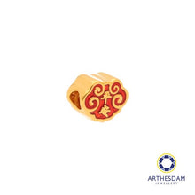 Load image into Gallery viewer, Arthesdam Jewellery 999 Gold 平安 Wealth Lock Charm
