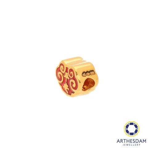 Arthesdam Jewellery 999 Gold 平安 Wealth Lock Charm