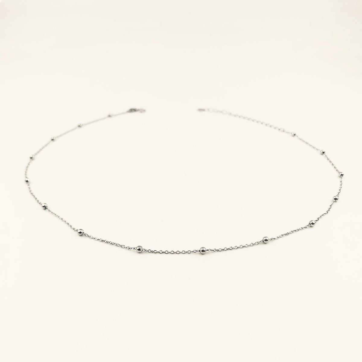 Arthesdam Jewellery 925 Silver Small Ball Chain