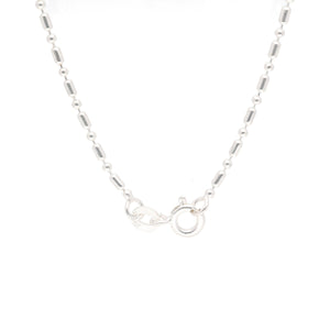 Arthesdam Jewellery 925 Silver Bamboo and Ball Chain