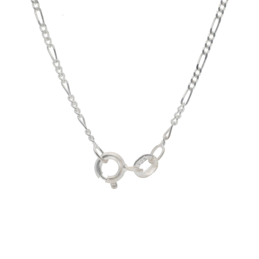 Arthesdam Jewellery 925 Silver Figaro Cowboy Chain