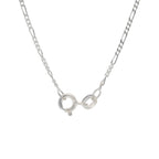 Arthesdam Jewellery 925 Silver Figaro Cowboy Chain