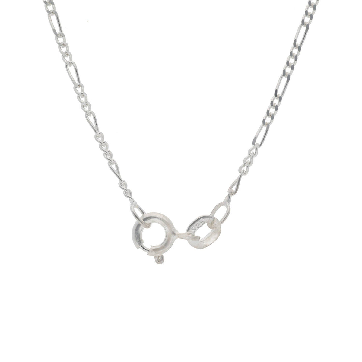 Arthesdam Jewellery 925 Silver Figaro Cowboy Chain