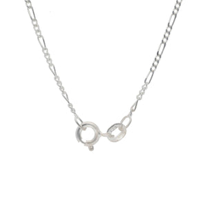 Arthesdam Jewellery 925 Silver Figaro Cowboy Chain