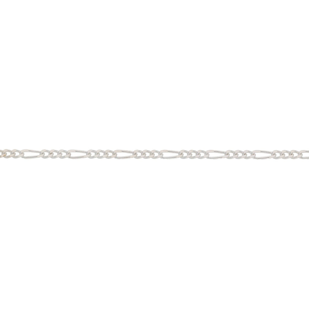 Arthesdam Jewellery 925 Silver Figaro Cowboy Chain