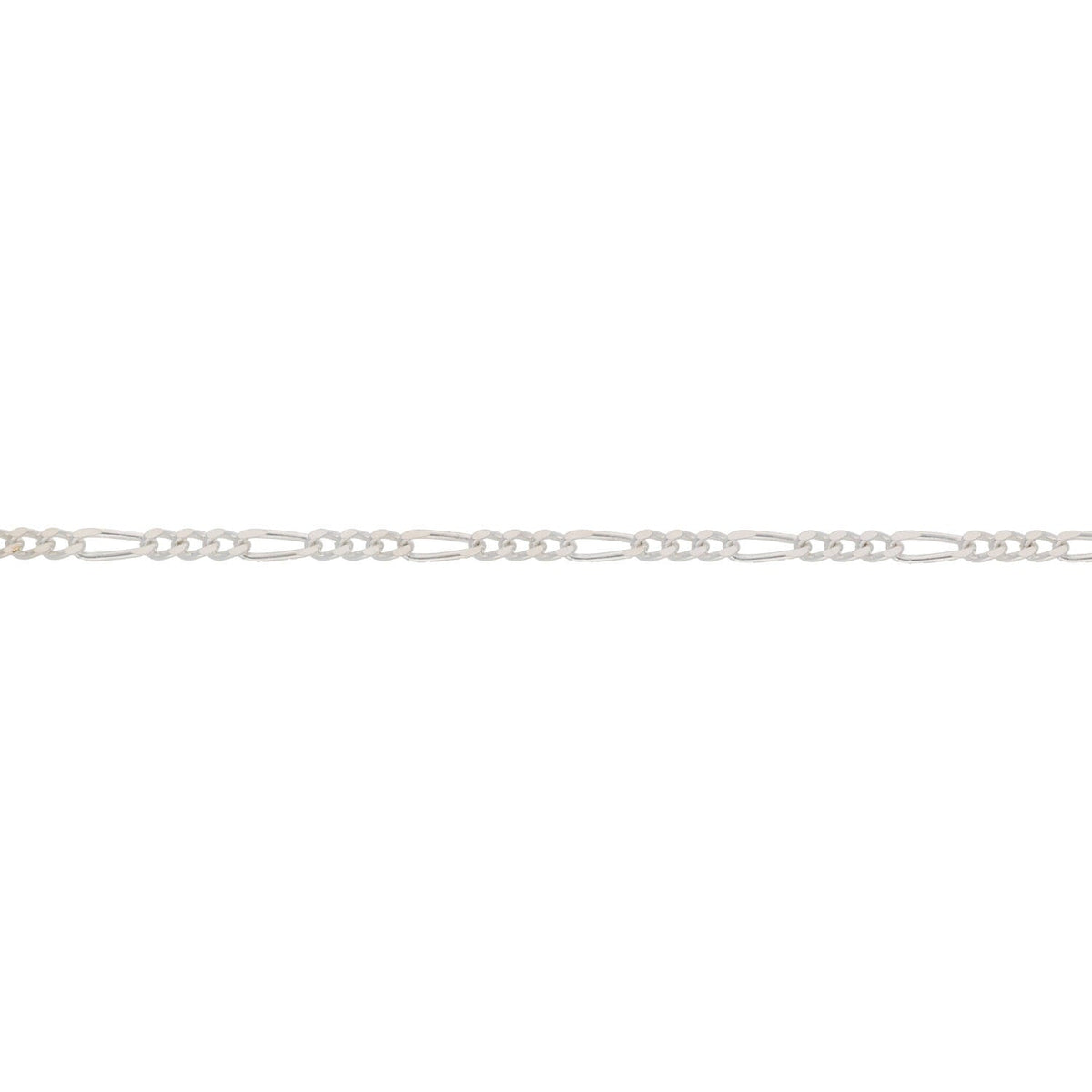 Arthesdam Jewellery 925 Silver Figaro Cowboy Chain