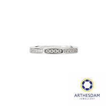 Load image into Gallery viewer, Arthesdam Jewellery 925 Silver 12 Sparkly Stones Adjustable Ring
