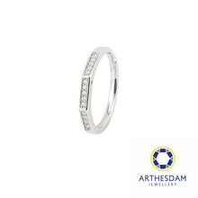 Load image into Gallery viewer, Arthesdam Jewellery 925 Silver 12 Sparkly Stones Adjustable Ring

