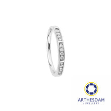 Load image into Gallery viewer, Arthesdam Jewellery 925 Silver 12 Sparkly Stones Adjustable Ring
