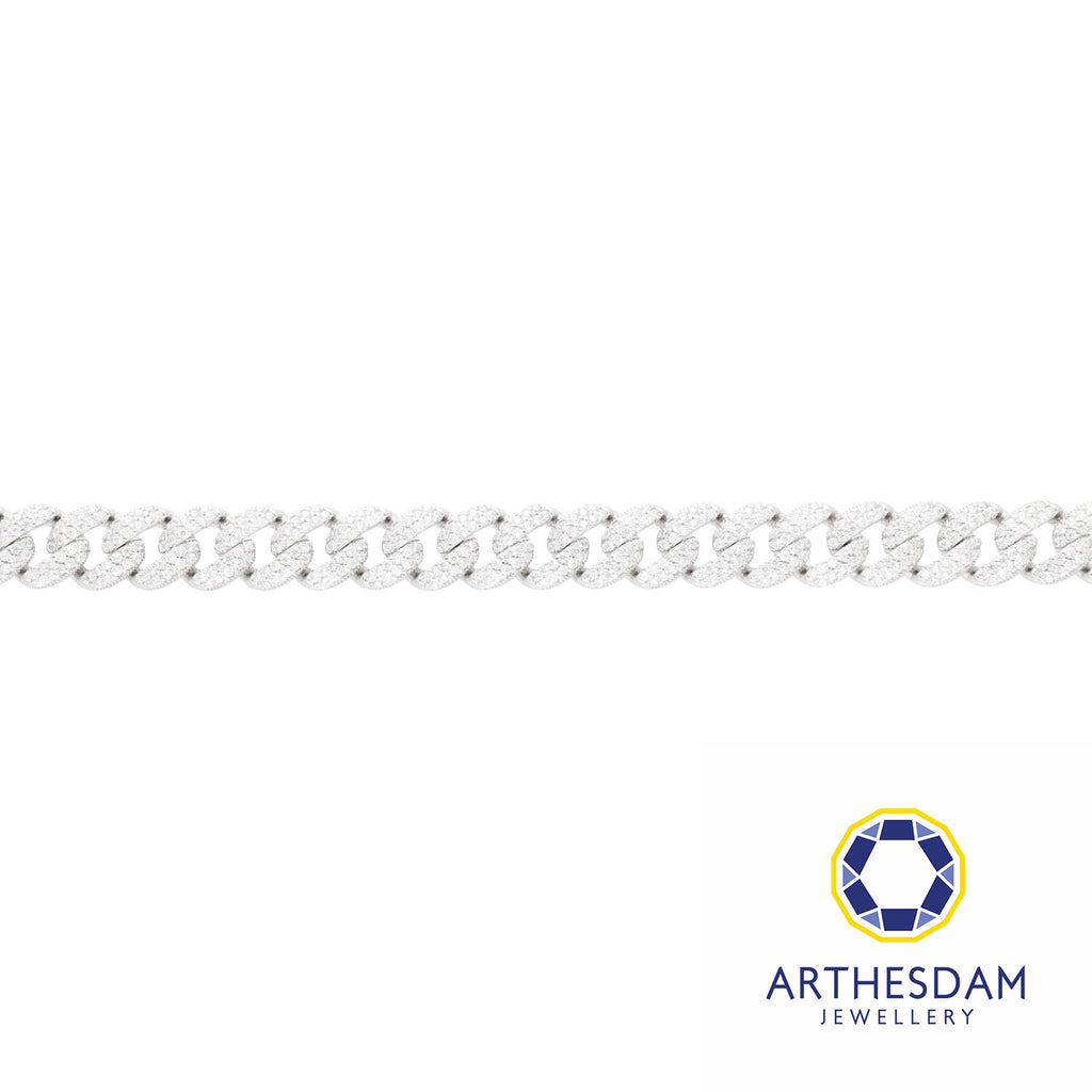 Arthesdam Jewellery 925 Silver Sparkly Cowboy Bracelet