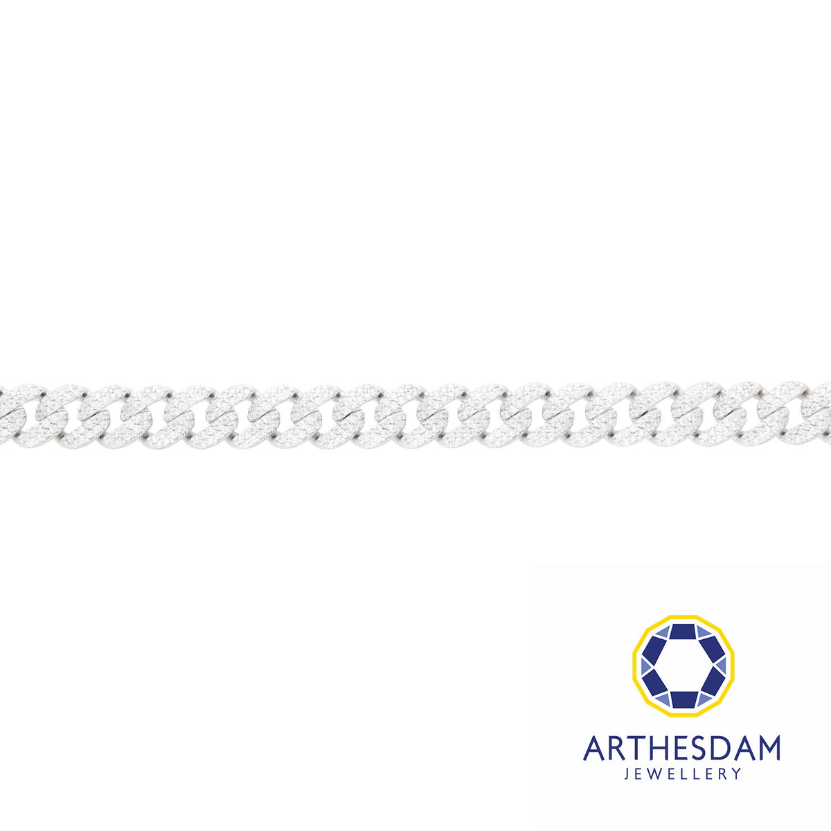 Arthesdam Jewellery 925 Silver Sparkly Cowboy Bracelet