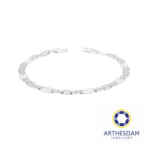 Arthesdam Jewellery 925 Silver Soda Cap Fancy Bracelet