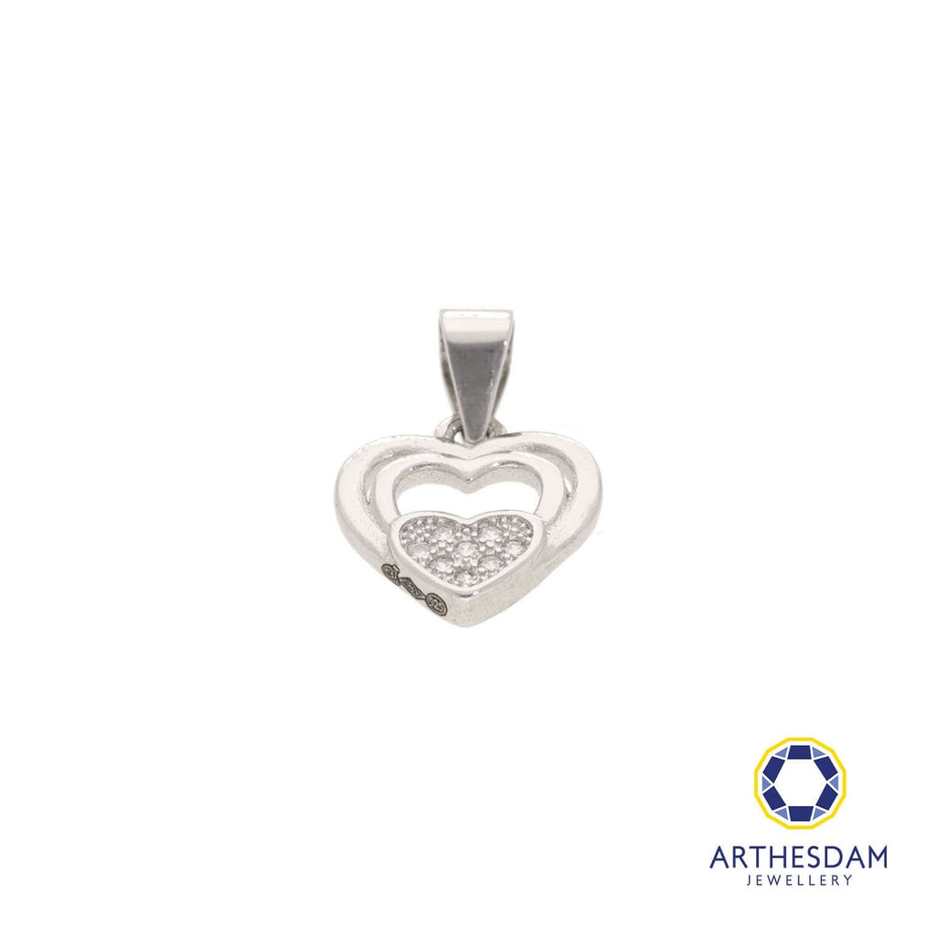 Arthesdam Jewellery 925 Silver Triple Heart Pendant