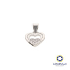 Arthesdam Jewellery 925 Silver Triple Heart Pendant