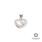 Arthesdam Jewellery 925 SIlver Heart with Love Pendant